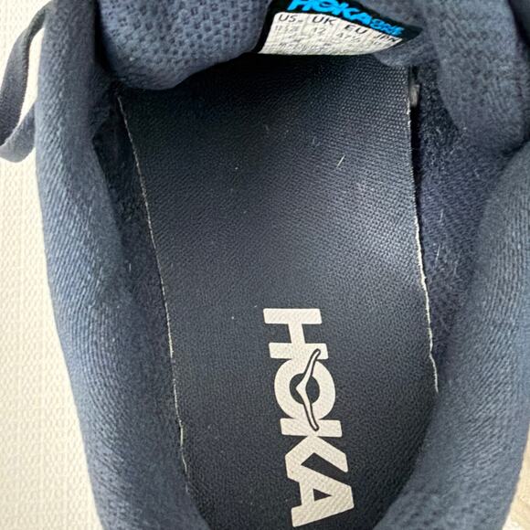 Hoka One One Clifton 10 Shoes Mens Size 12.5 Wide 2E EE Navy Blue White Running main image 13